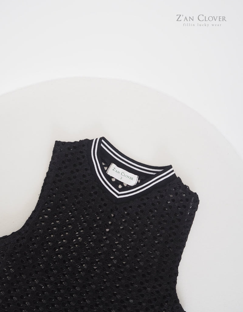 Zan Clover - Korean Children Fashion - #childofig - Soft Mesh Sleeveless - 10
