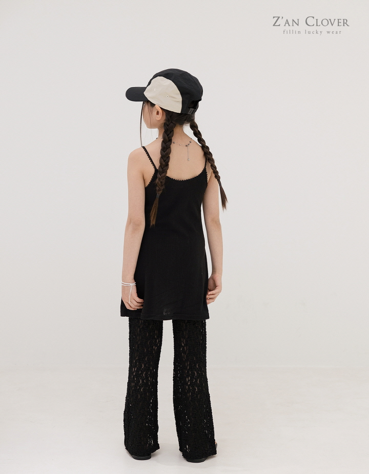 Zan Clover - Korean Children Fashion - #childofig - Lace Bootcut Pants - 5