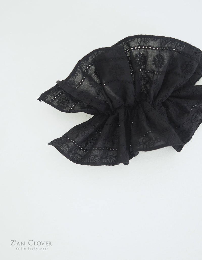 Zan Clover - Korean Children Fashion - #childrensboutique - Eyelet Lace Hair Clip - 11