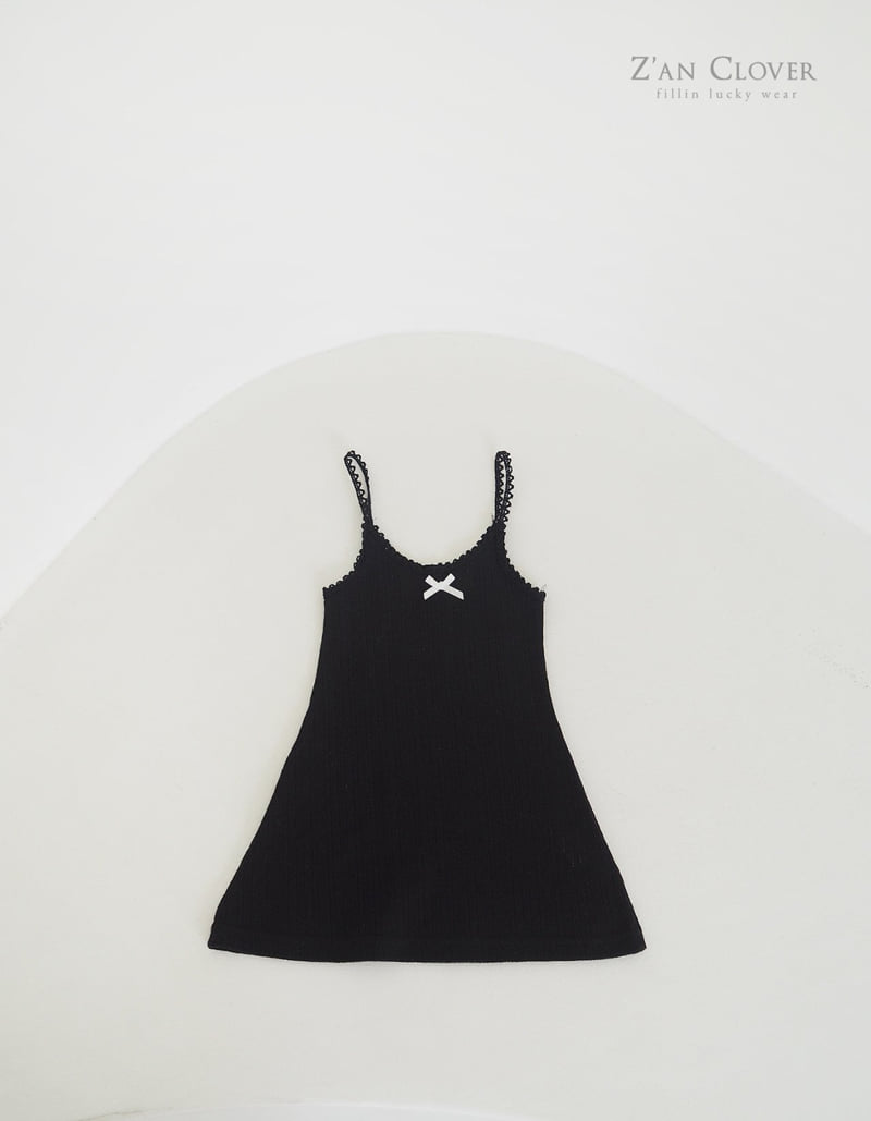 Zan Clover - Korean Children Fashion - #childrensboutique - Eyelet Slip One-piece - 8