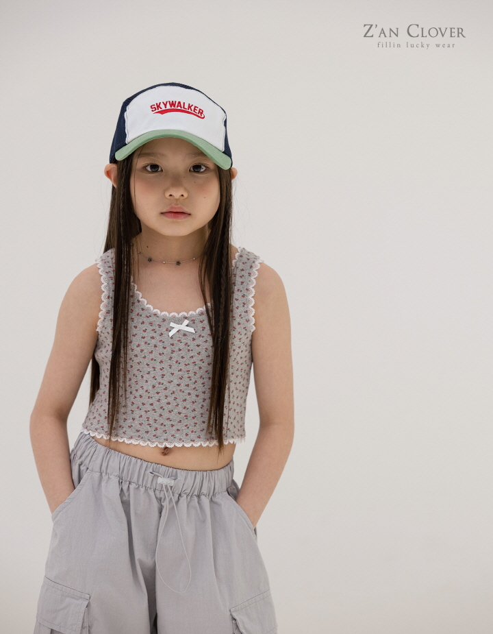 Zan Clover - Korean Children Fashion - #childrensboutique - Cherry Sleeveless - 9