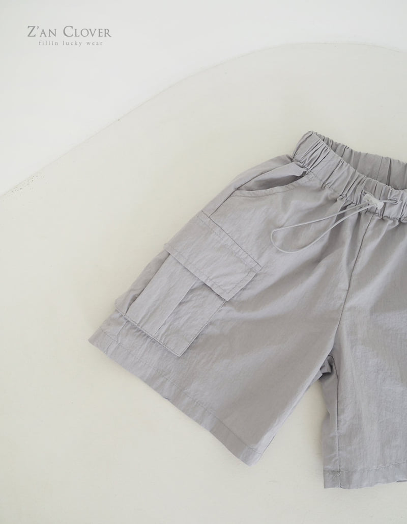 Zan Clover - Korean Children Fashion - #designkidswear - Soft Cargo Bermuda Pants - 12