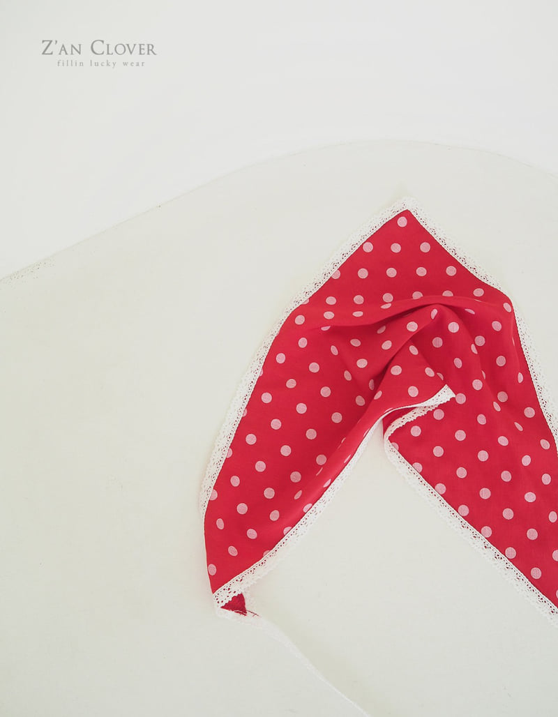 Zan Clover - Korean Children Fashion - #designkidswear - Polka Dot Scarf - 10