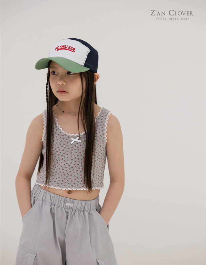 Zan Clover - Korean Children Fashion - #designkidswear - Cherry Sleeveless - 10