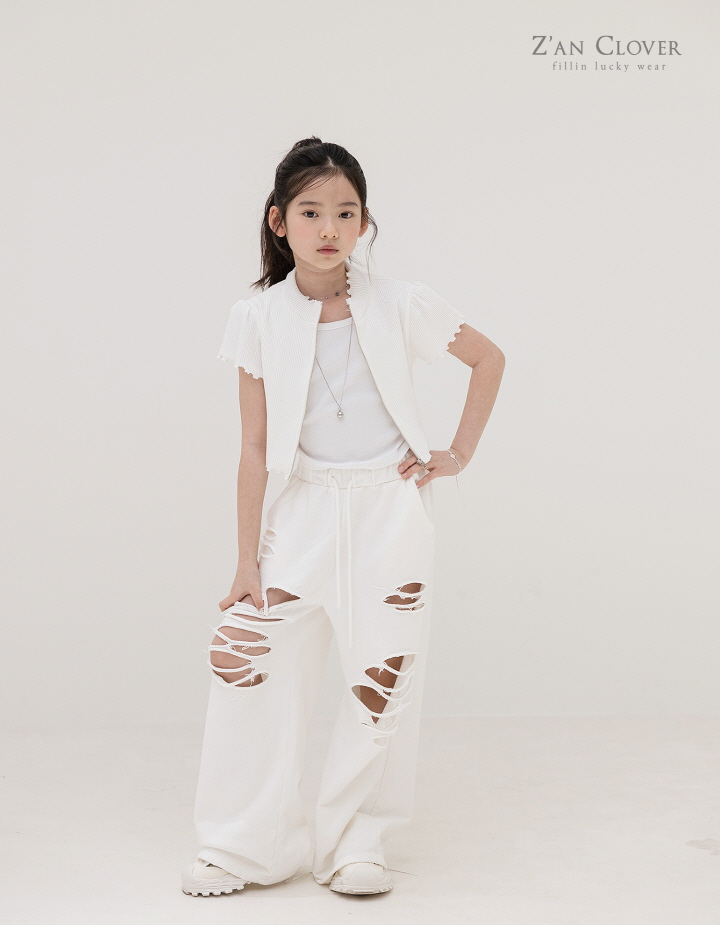 Zan Clover - Korean Children Fashion - #designkidswear - Vintage Training Set - 9