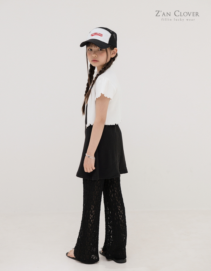 Zan Clover - Korean Children Fashion - #discoveringself - Lace Bootcut Pants - 8