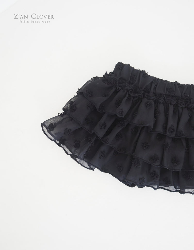 Zan Clover - Korean Children Fashion - #fashionkids - Chiffon Tiered Skirt - 10