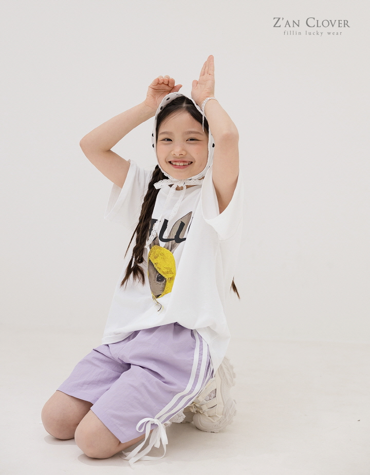 Zan Clover - Korean Children Fashion - #discoveringself - Ribbon Anorak Bermuda Pants - 4