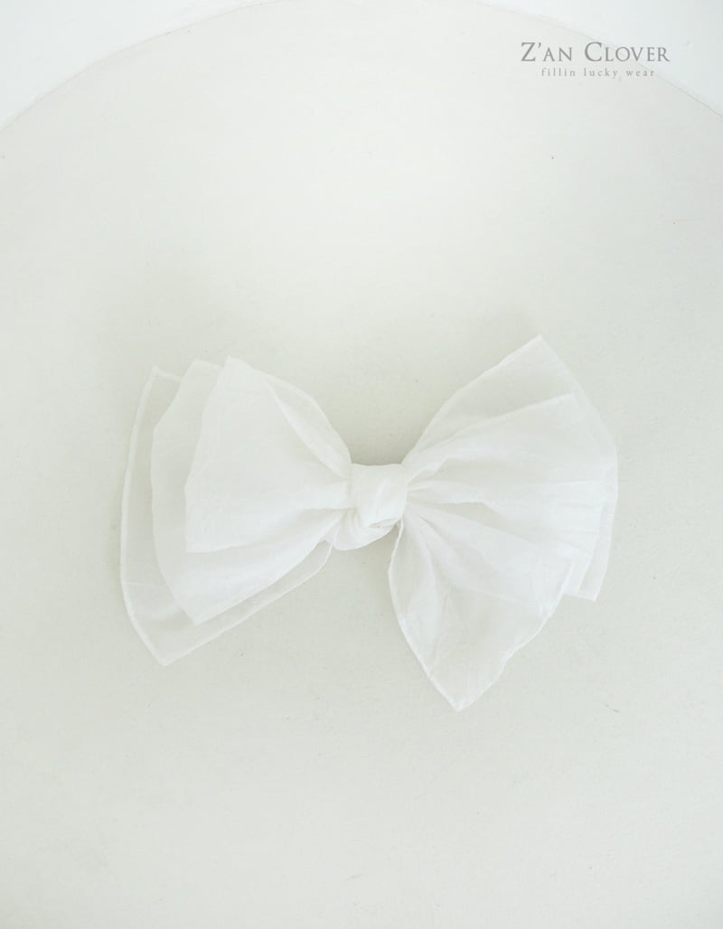 Zan Clover - Korean Children Fashion - #kidsshorts - Wrinkled Ribbon Clip - 7