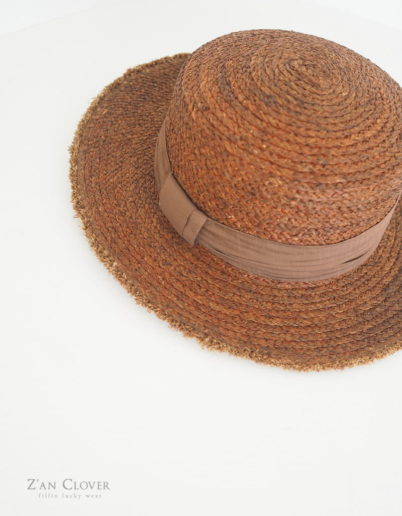 Zan Clover - Korean Children Fashion - #kidsshorts - Anne Raffia Hat - 11