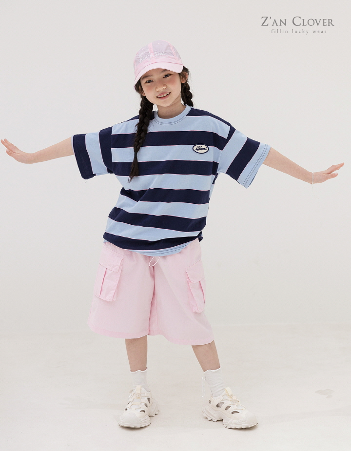 Zan Clover - Korean Children Fashion - #fashionkids - Soft Cargo Bermuda Pants - 4