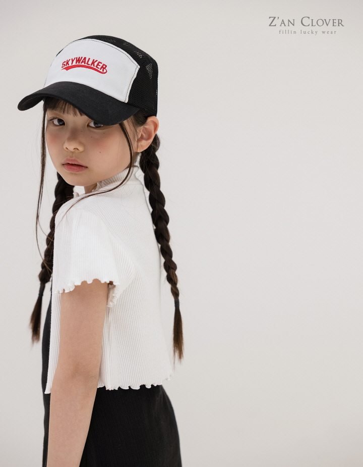 Zan Clover - Korean Children Fashion - #kidsshorts - Ribbed Short Zip-Up - 8
