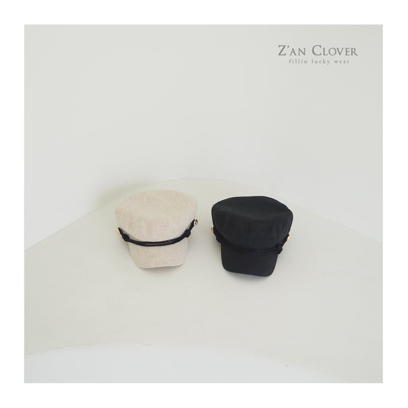 Zan Clover - Korean Children Fashion - #kidsstore - Linen Marine Cap