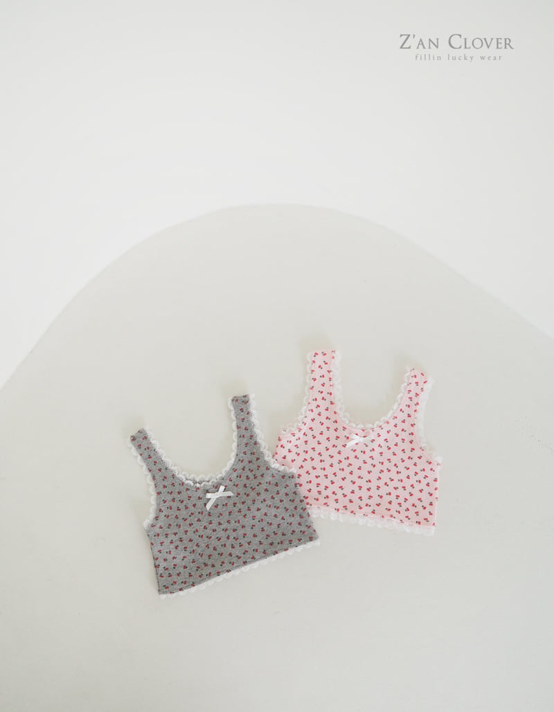Zan Clover - Korean Children Fashion - #kidsshorts - Cherry Sleeveless - 4