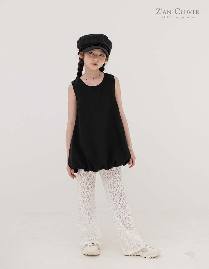 Zan Clover - Korean Children Fashion - #kidsstore - Lace Bootcut Pants - 11