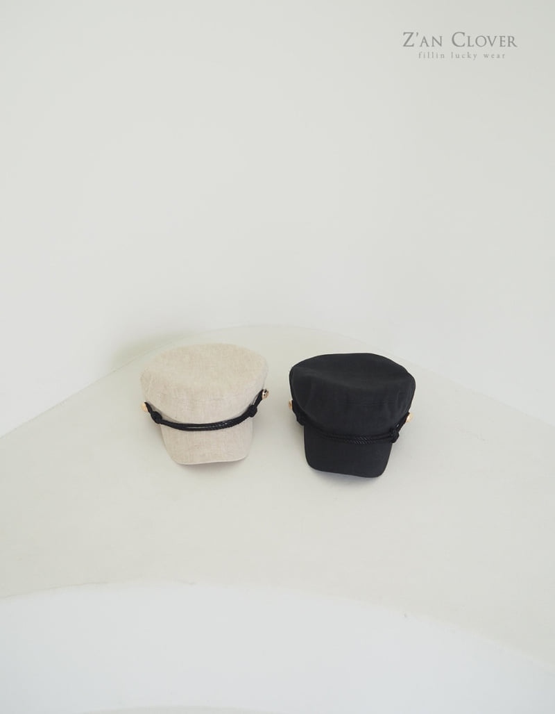 Zan Clover - Korean Children Fashion - #kidzfashiontrend - Linen Marine Cap - 2