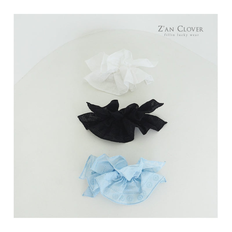 Zan Clover - Korean Children Fashion - #kidzfashiontrend - Eyelet Lace Hair Clip