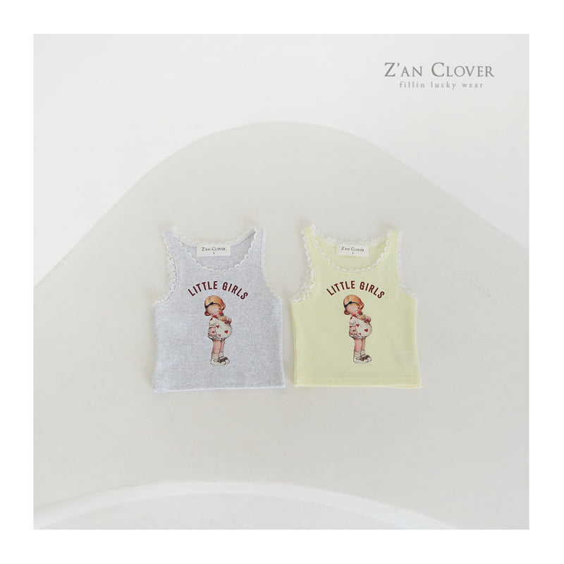 Zan Clover - Korean Children Fashion - #kidzfashiontrend - Little Girl Sleeveless