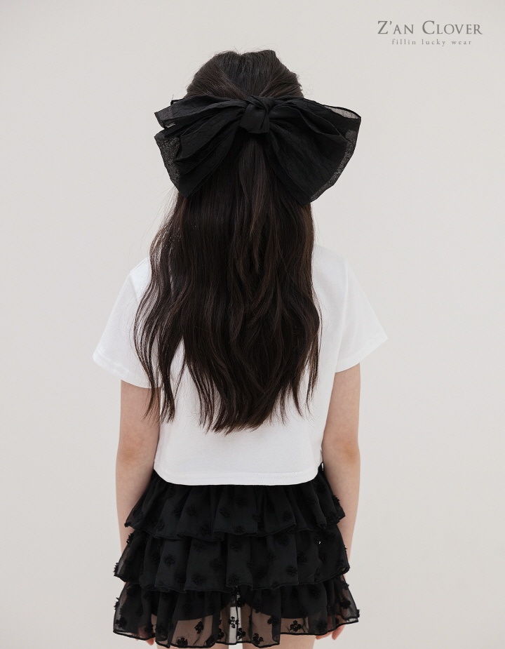 Zan Clover - Korean Children Fashion - #kidzfashiontrend - Chiffon Tiered Skirt - 5