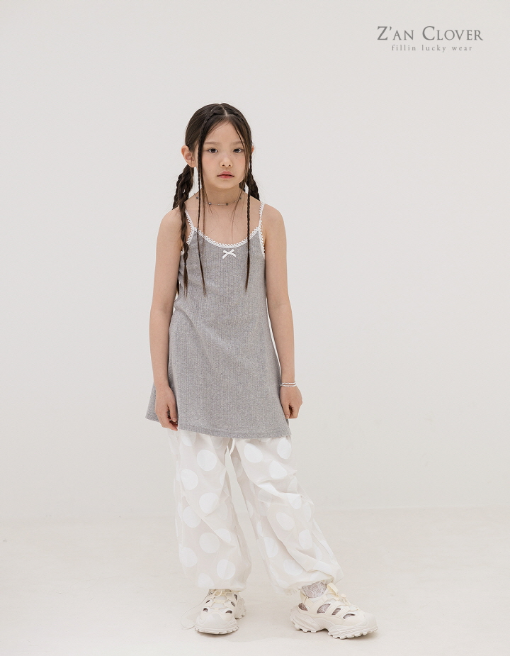 Zan Clover - Korean Children Fashion - #kidzfashiontrend - Eyelet Slip One-piece - 6