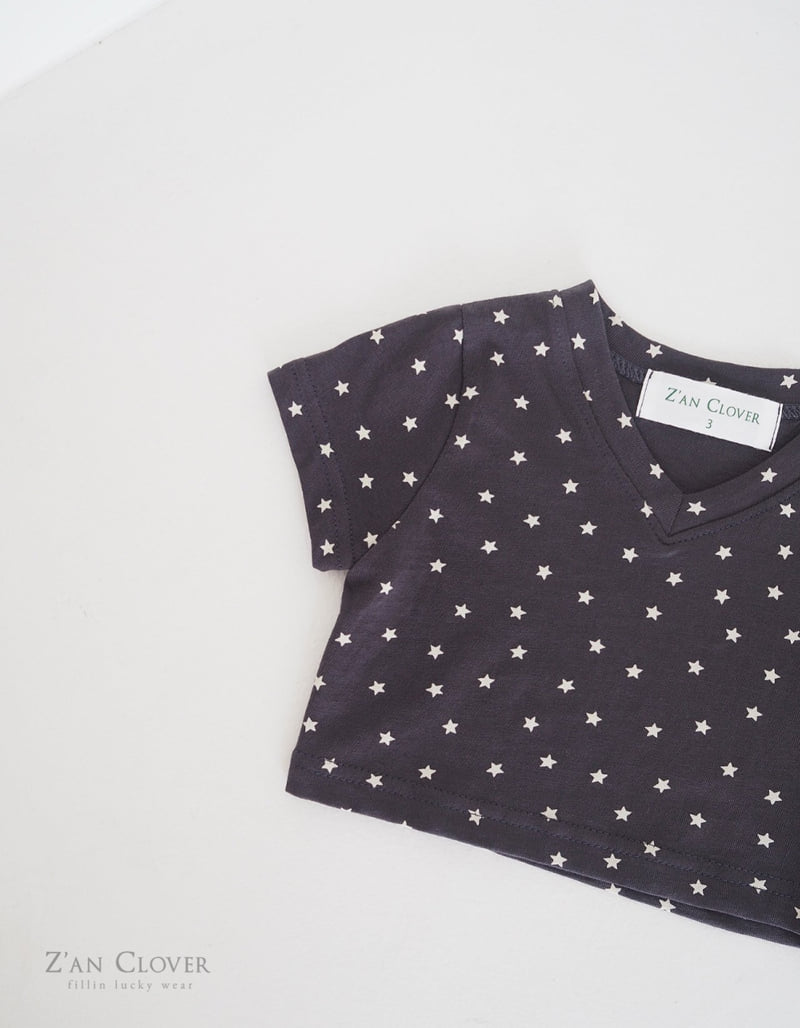 Zan Clover - Korean Children Fashion - #littlefashionista - Mini Star Tee - 9