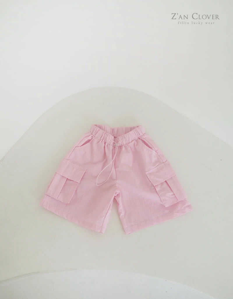 Zan Clover - Korean Children Fashion - #littlefashionista - Soft Cargo Bermuda Pants - 5