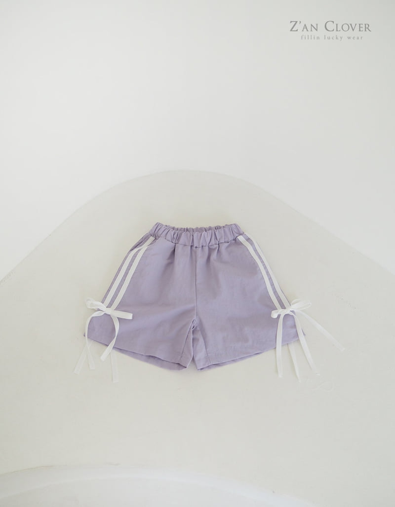 Zan Clover - Korean Children Fashion - #littlefashionista - Ribbon Anorak Bermuda Pants - 10