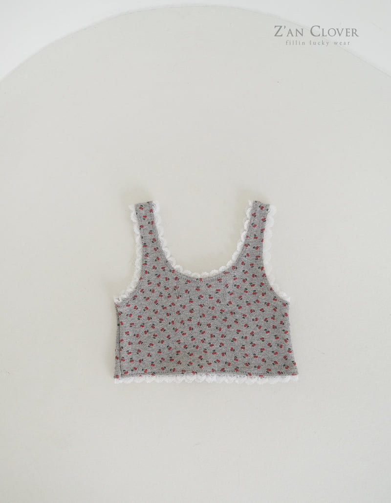 Zan Clover - Korean Children Fashion - #littlefashionista - Cherry Sleeveless - 7