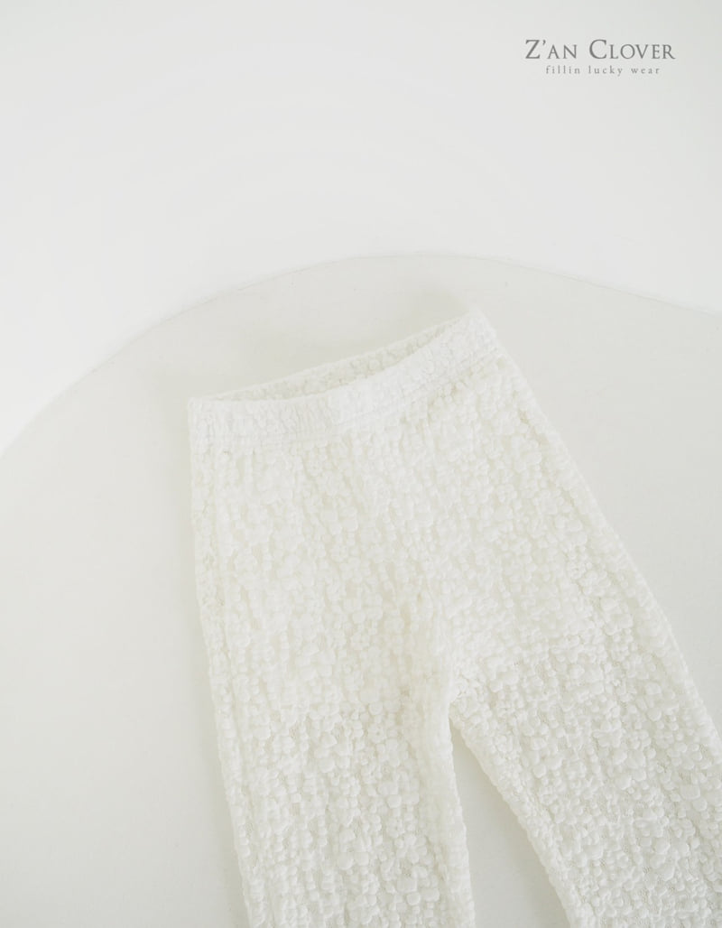Zan Clover - Korean Children Fashion - #littlefashionista - Lace Bootcut Pants - 6