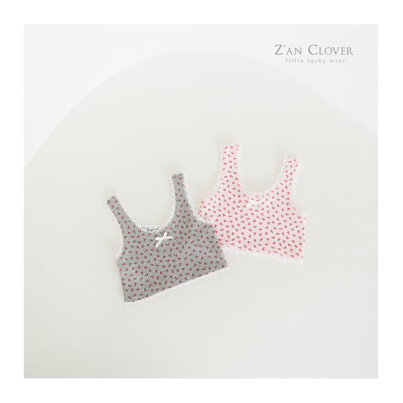 Zan Clover - Korean Children Fashion - #littlefashionista - Cherry Sleeveless