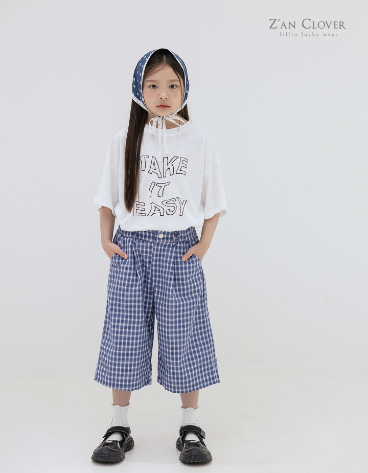 Zan Clover - Korean Children Fashion - #littlefashionista - Check Bermuda - 7