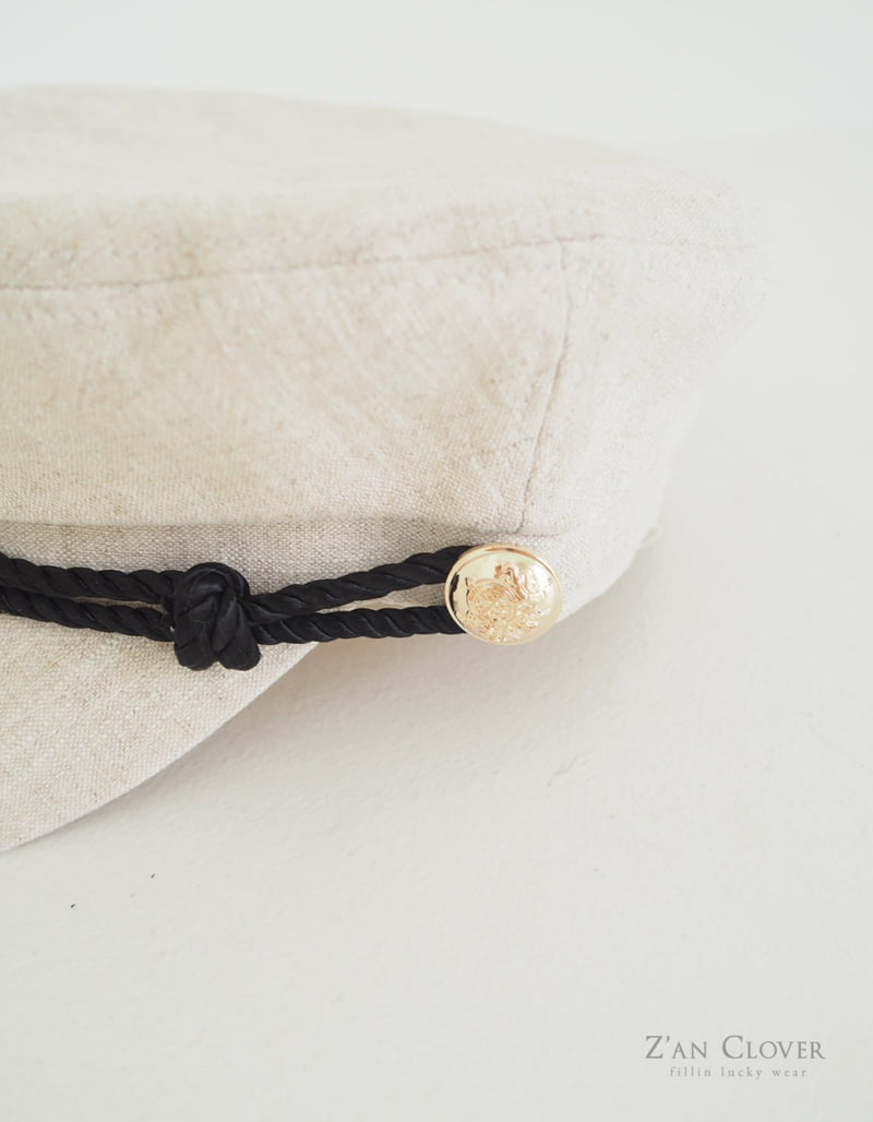 Zan Clover - Korean Children Fashion - #magicofchildhood - Linen Marine Cap - 5
