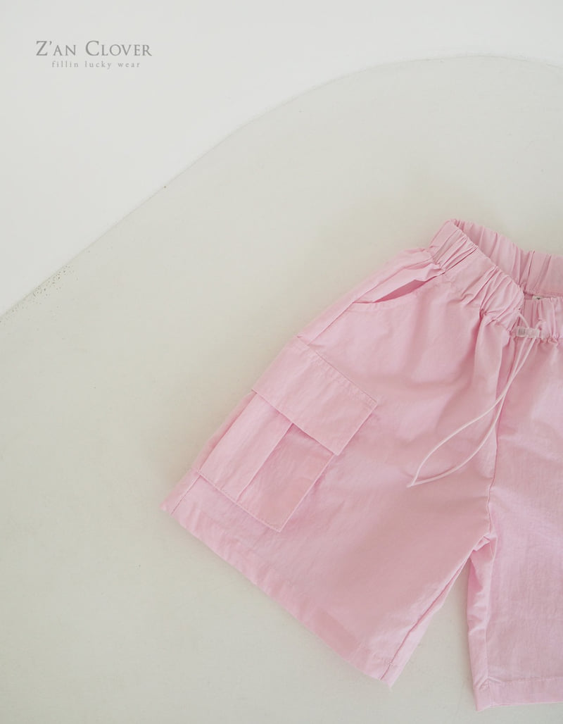 Zan Clover - Korean Children Fashion - #magicofchildhood - Soft Cargo Bermuda Pants - 6