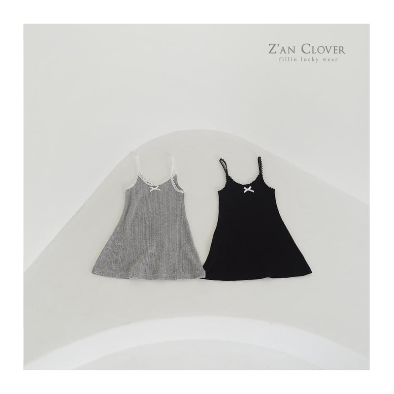 Zan Clover - Korean Children Fashion - #magicofchildhood - Eyelet Slip One-piece
