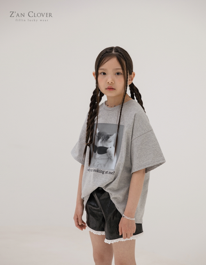 Zan Clover - Korean Children Fashion - #magicofchildhood - Cat Tee - 11