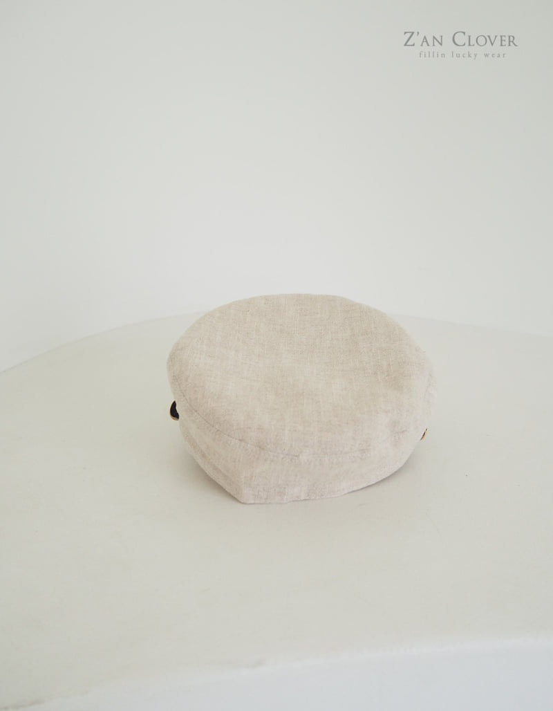 Zan Clover - Korean Children Fashion - #minifashionista - Linen Marine Cap - 6