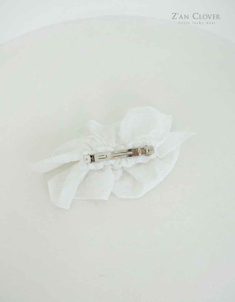 Zan Clover - Korean Children Fashion - #minifashionista - Eyelet Lace Hair Clip - 5