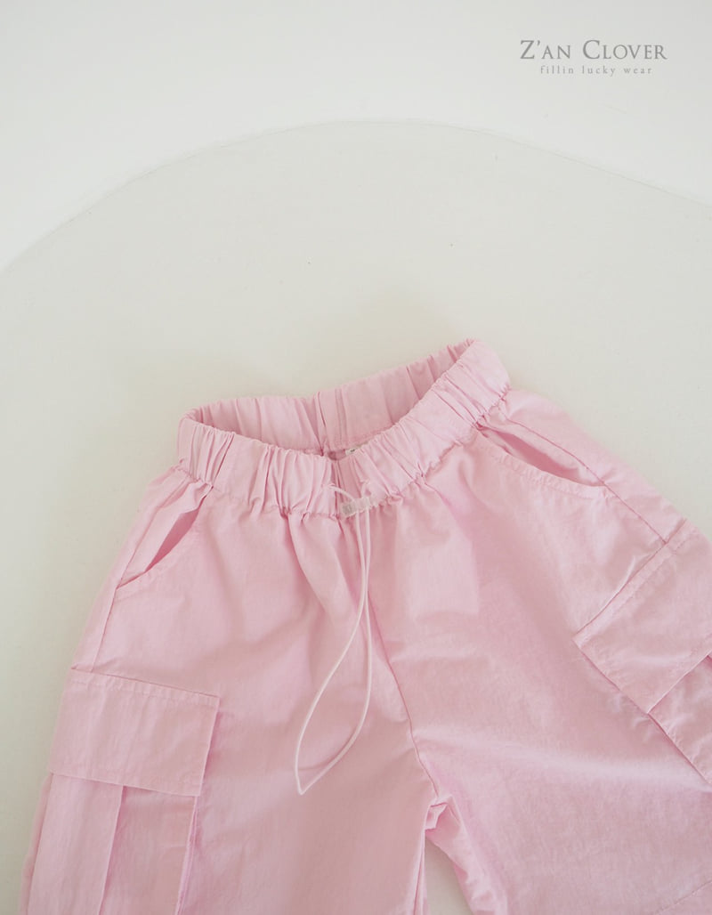 Zan Clover - Korean Children Fashion - #minifashionista - Soft Cargo Bermuda Pants - 7