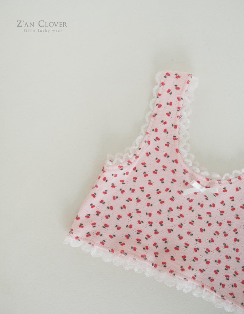 Zan Clover - Korean Children Fashion - #minifashionista - Cherry Sleeveless - 9