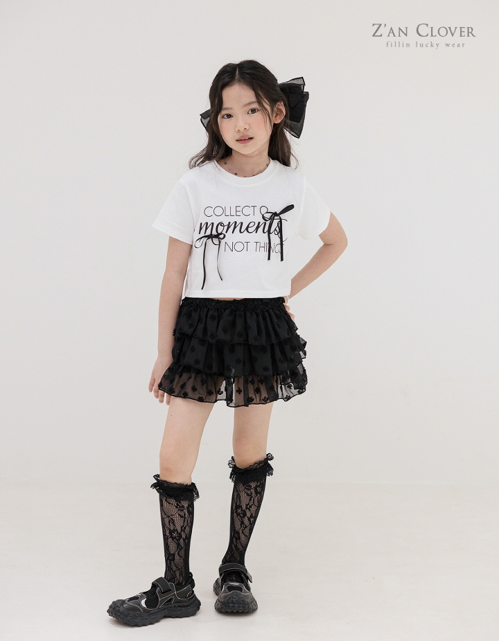 Zan Clover - Korean Children Fashion - #minifashionista - Chiffon Tiered Skirt - 9