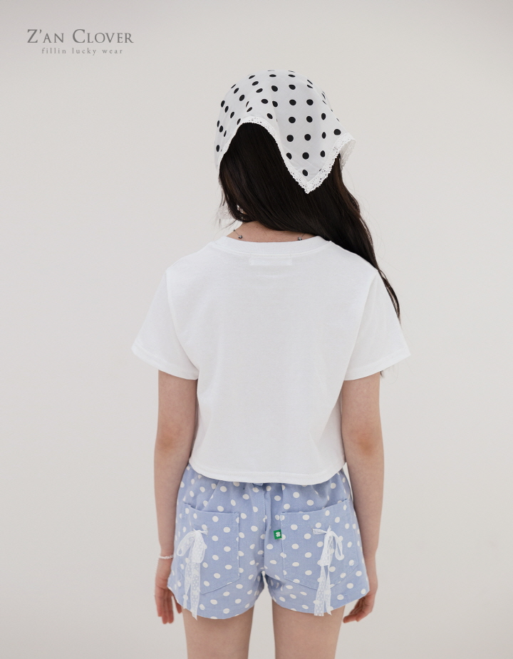 Zan Clover - Korean Children Fashion - #minifashionista - Collect Ribbon Short Tee - 11