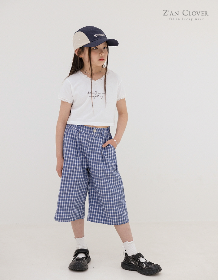 Zan Clover - Korean Children Fashion - #minifashionista - Check Bermuda - 9
