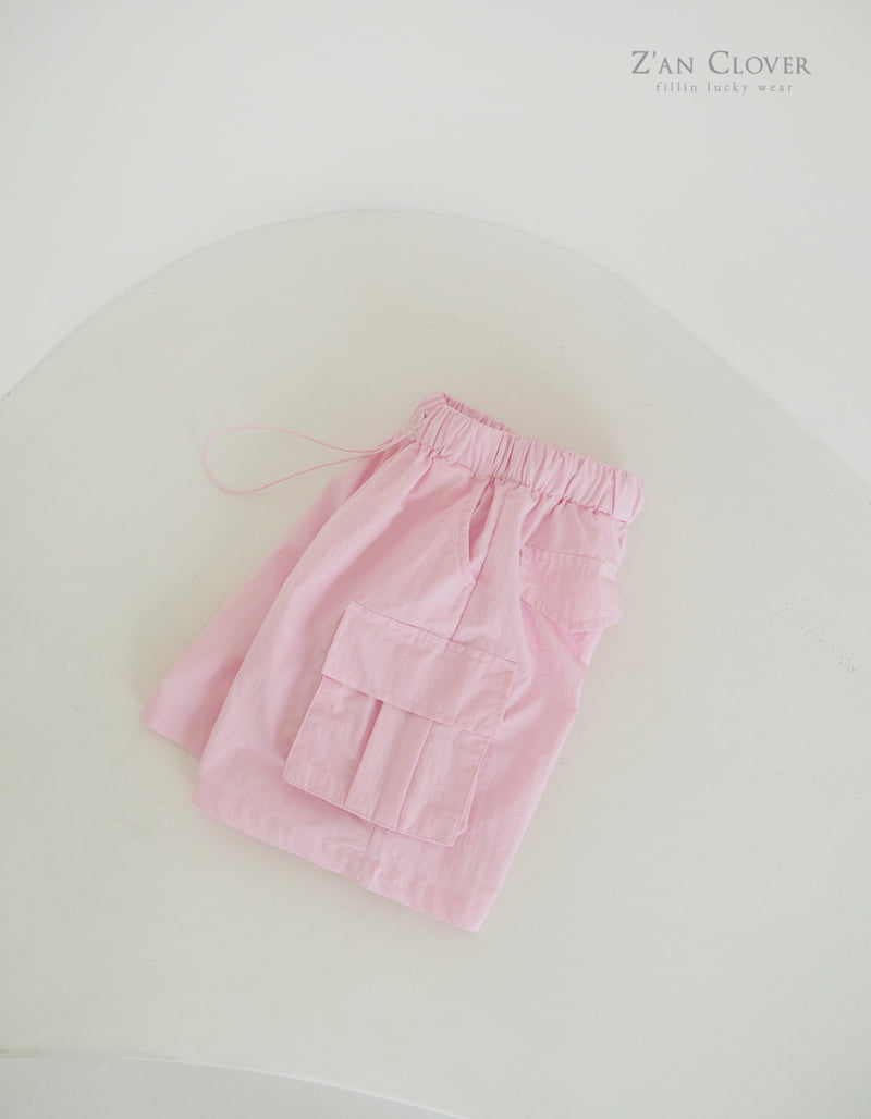 Zan Clover - Korean Children Fashion - #prettylittlegirls - Soft Cargo Bermuda Pants - 8