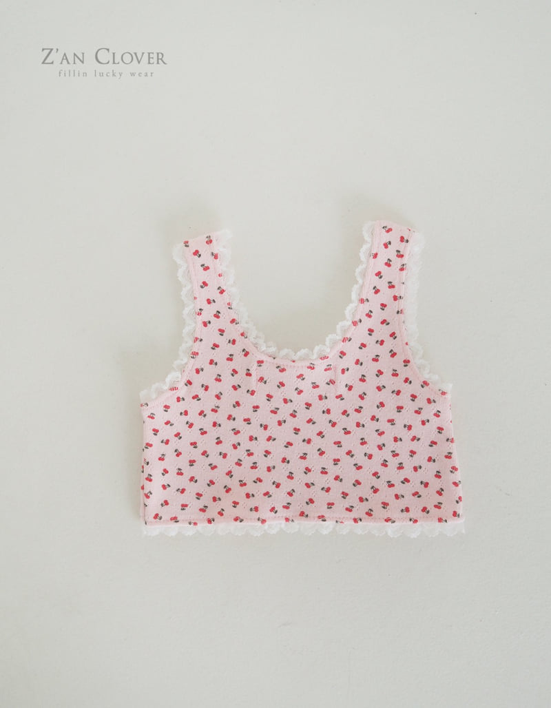 Zan Clover - Korean Children Fashion - #prettylittlegirls - Cherry Sleeveless - 10