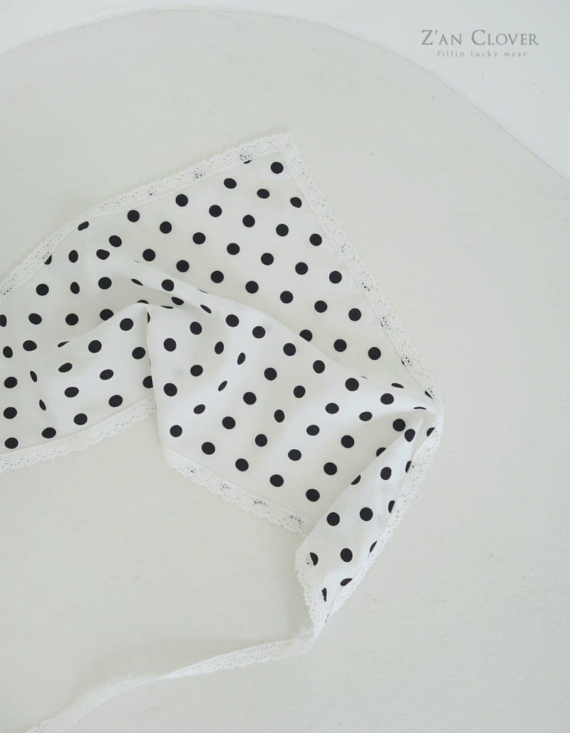 Zan Clover - Korean Children Fashion - #minifashionista - Polka Dot Scarf - 4