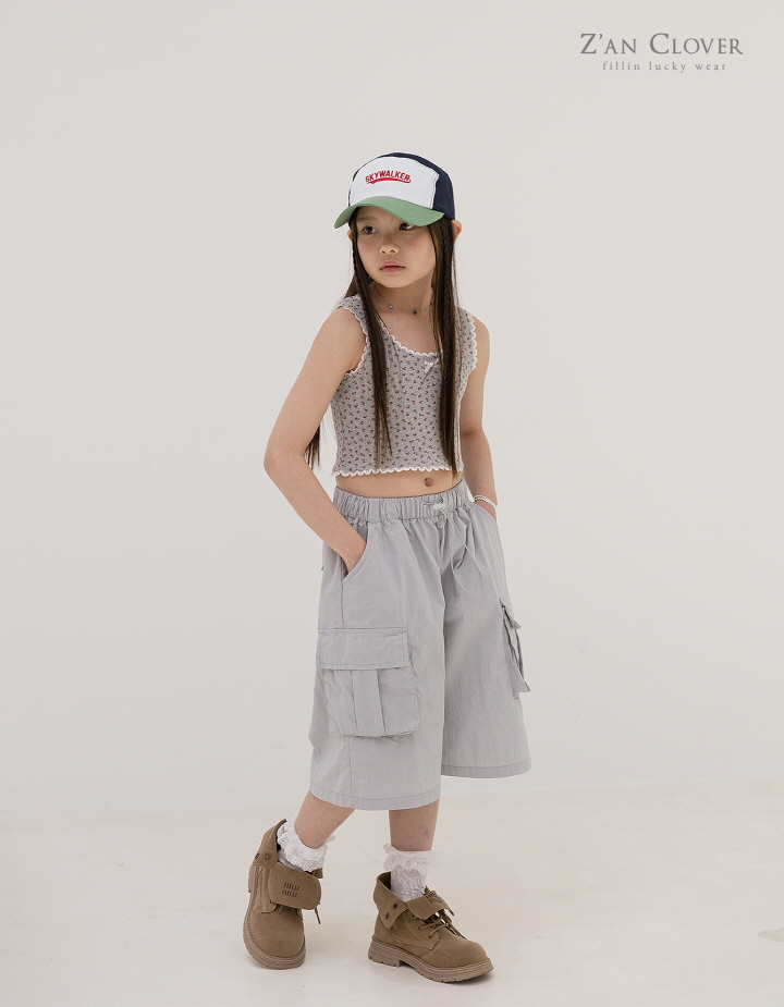 Zan Clover - Korean Children Fashion - #prettylittlegirls - Soft Cargo Bermuda Pants - 11