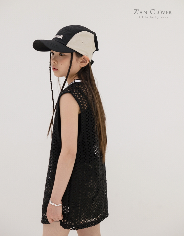 Zan Clover - Korean Children Fashion - #prettylittlegirls - Soft Mesh Sleeveless - 6