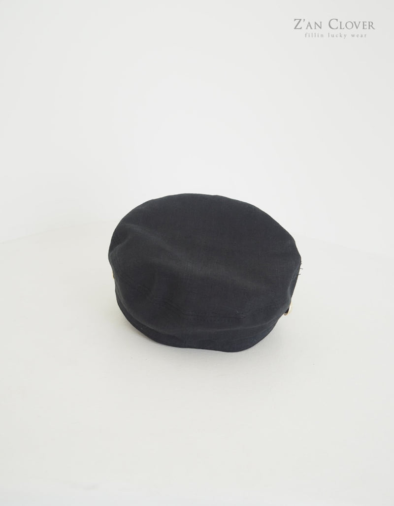 Zan Clover - Korean Children Fashion - #stylishchildhood - Linen Marine Cap - 10