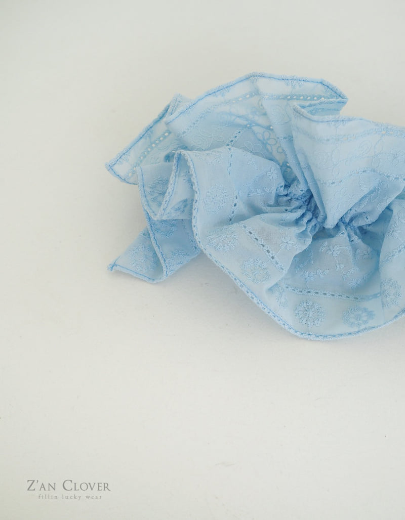 Zan Clover - Korean Children Fashion - #stylishchildhood - Eyelet Lace Hair Clip - 9