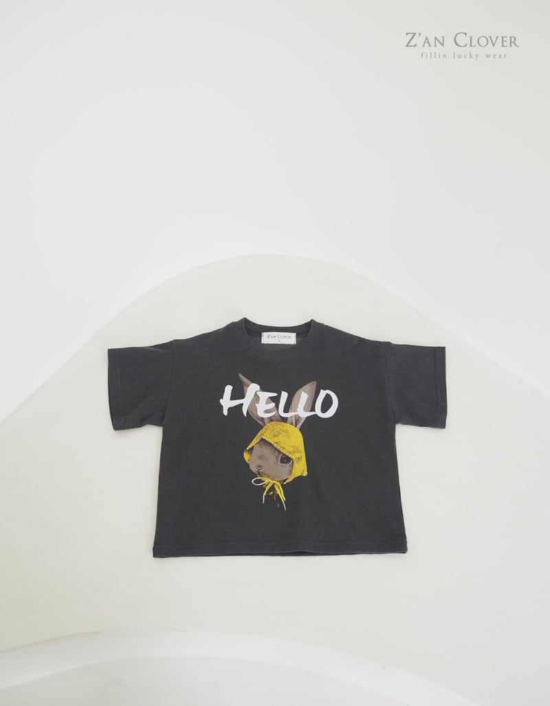 Zan Clover - Korean Children Fashion - #stylishchildhood - Hello Rabbit Tee - 8